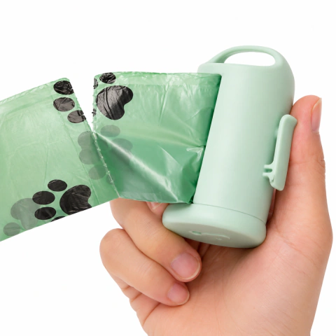 Porta Saquinho Higiênico Pet com Sacos para Coleta – Portátil