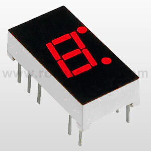 Display LED 7 Segmentos Rojo Cátodo Común 7.62 mm MAN74A