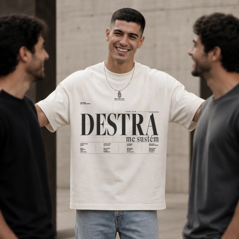 Camiseta Oversized :: Destra me Sustém