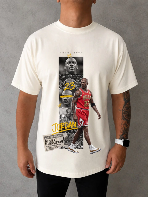 Camisa Oversized Lendas • Michael Jordan