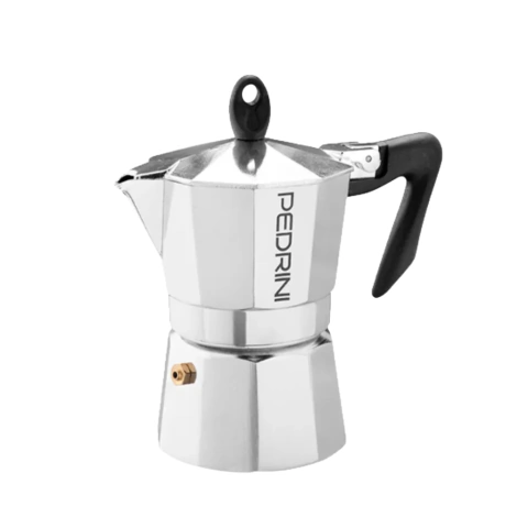CAFETERA FASHION COOK PEDRINI MOKA - ALUMNIO - NEGRO - 3 TAZAS