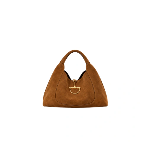 BOLSA GUCCI SOFTBIT MAXI CAMURÇA CARAMELO DE OMBROS