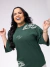 Camiseta Sou Luz Vest Faith Over Sight - Verde Escuro - loja online