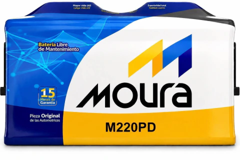 Bateria Moura 220Ah LOG Diesel – M220PD – 15 Meses de Garantia