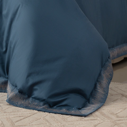 Capa Duvet Broderie 100% Algodão Cetim 600 fios