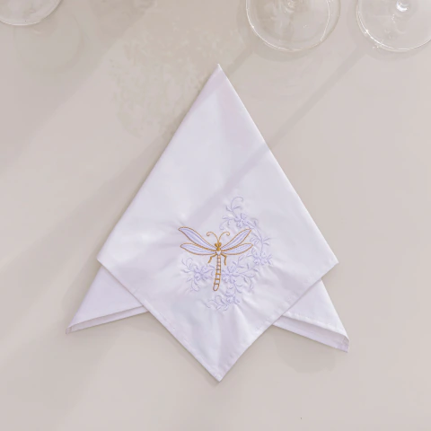 Kit Guardanapo Bella Mesa Volare d' Oro 100% Algodão