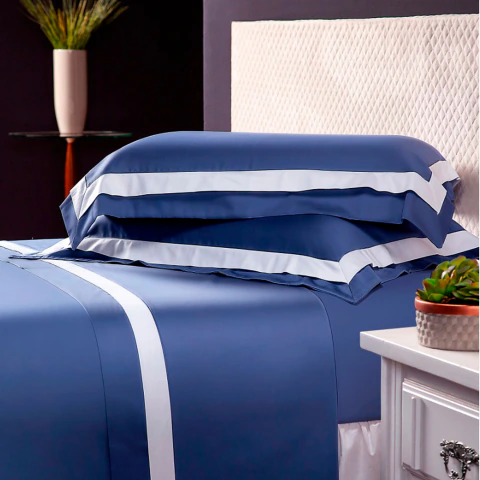 Jogo de Cama Comfy 100% Algodão Cetim 400 fios