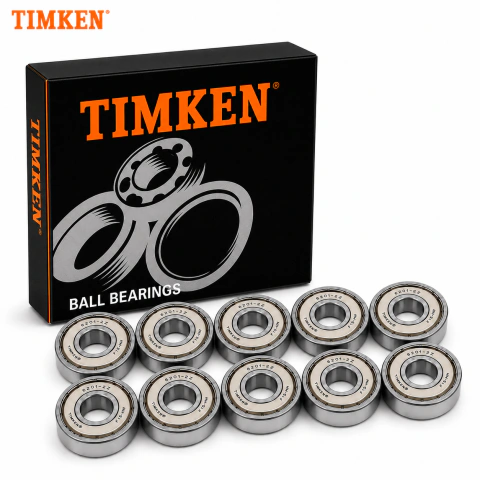 Kit 10 Rolamentos Timken 6201-ZZ Medidas 12x32x10 Original