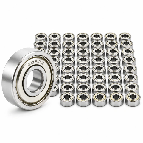 Kit 50 Rolamentos 606 ZZ Medidas 6x17x6