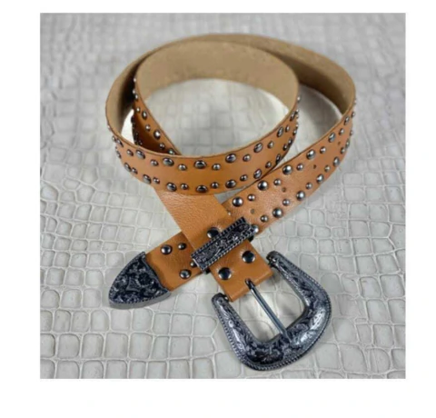 Cinto Feminino de Couro Legítimo de 3,60 cm - Stefani