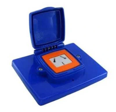 TAPA CAPSULADA PLASTICA 1 TOMA - MIG