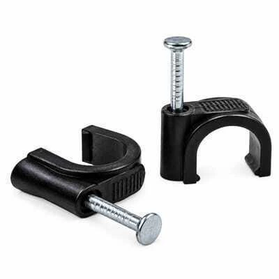 GRAMPA PLASTICA 9MM CON CLAVO TIPO U