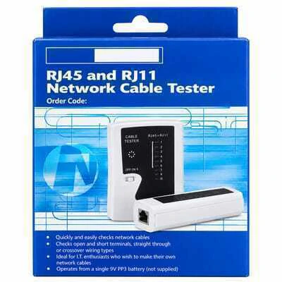 TESTER DE CABLE DE RED RJ45 RJ11 - MELECH