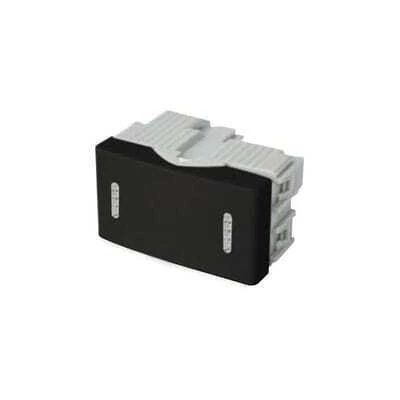 TECLA INTERRUPTOR 1 PUNTO COMBINADO UNIPOLAR NEGRO GRAFITO - KALOP