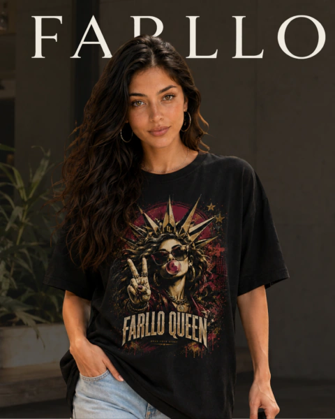 Camiseta Estampada FARLLO Queen