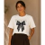 TSHIRT FEMININA ALGODÃO LAÇO RENDA