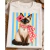 TSHIRT FEMININA ALGODÃO GATO ESTILOSO