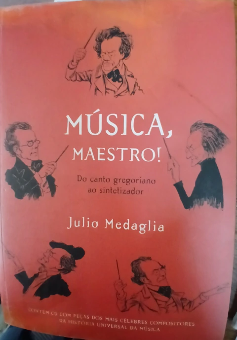 Música Maestro- Do canto Gregoriano ao Sintetizador - Livro-Cd