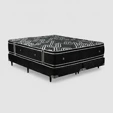 Sommier y colchon Deseo Insignia resortes Queen 160 cm