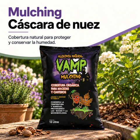 Mulching (Cáscara de nuez)