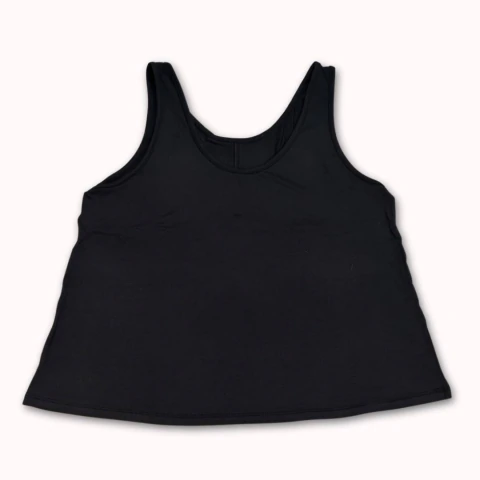 Musculosa evasé de algodón