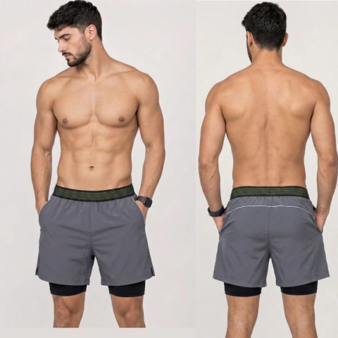 SHORT/DUPLO/UNISSEX/IMP. KIT/C/6PÇS TAM:P/GG ref:26/00 COD:01560