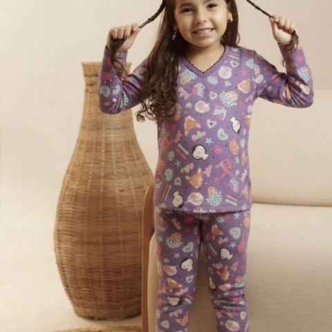 PIJAMA ESTAMPADO FEM. KIT C/12 PÇS TAM: PMG ref:14/50 COD:01740