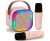 Mini Caixa De Som Bluetooth K12 Rosa-claro 127/220v