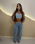 CALÇA JEANS BRILHO - comprar online