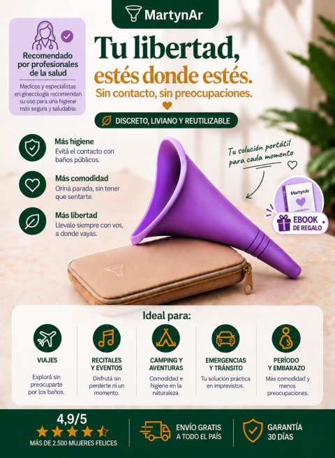 Urinal Femenino Portátil + Ebook