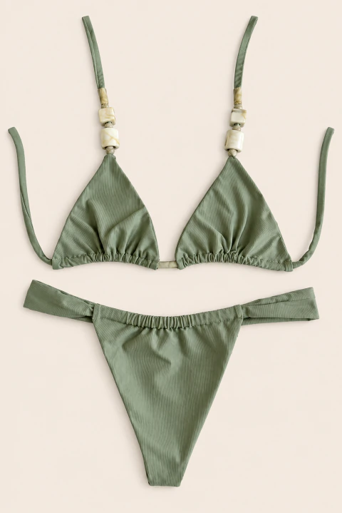 Biquíni Amanda Dunas Verde Mint