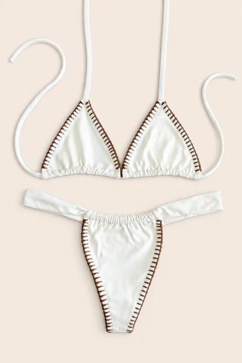 Biquíni Amanda Off White Nude