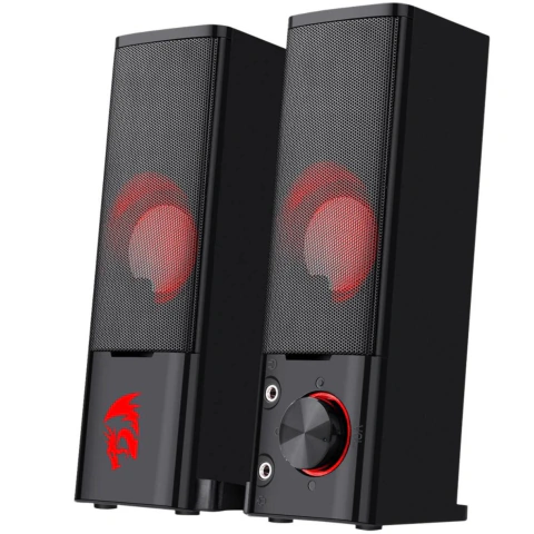 Caixa de Som Gamer Redragon Orpheus GS550 2.0 Soundbar Modular LED Vermelho