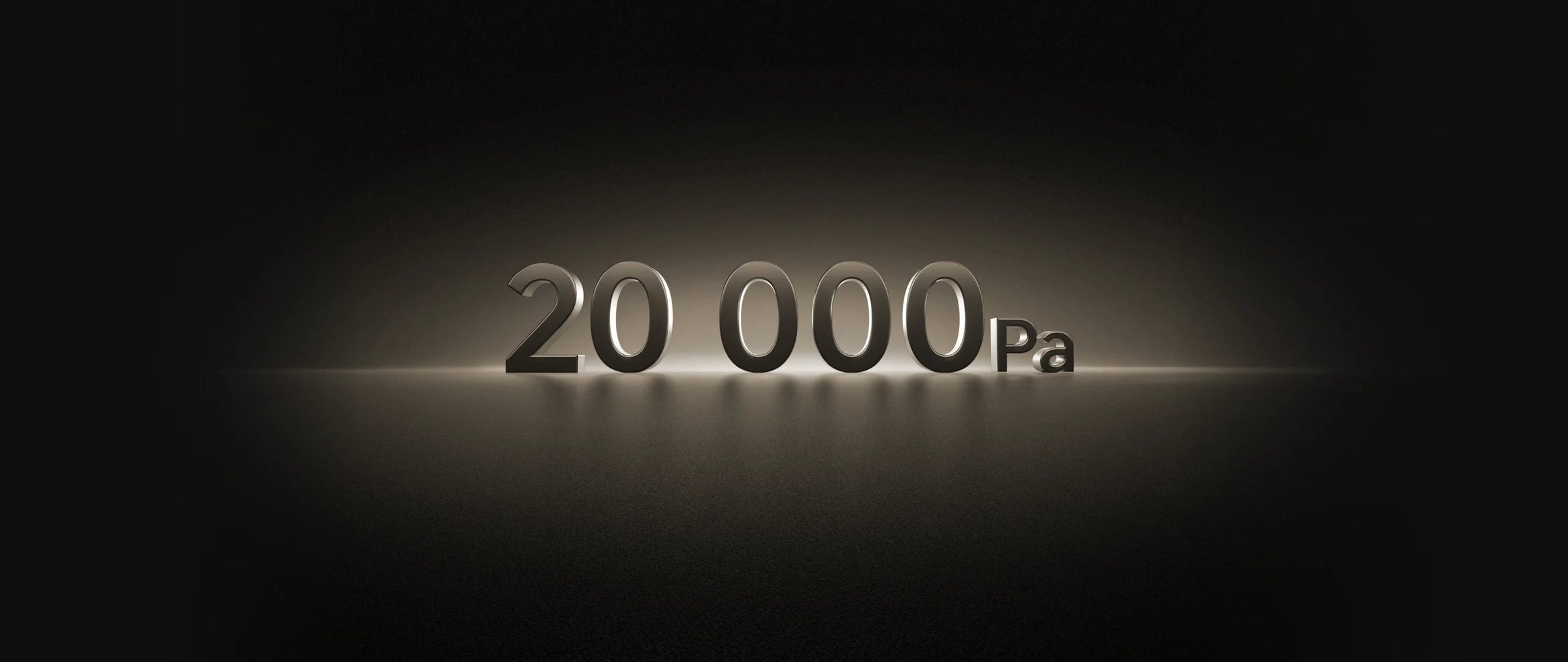 Potencia de aspiración de 20 000 Pa con tecnología turbo
