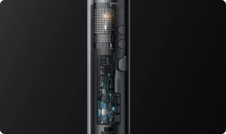 El sensor NTC Dreame AirStyle Pro 2 Marrón monitoriza la temperatura 300 veces por segundo para preservar brillo y suavidad.