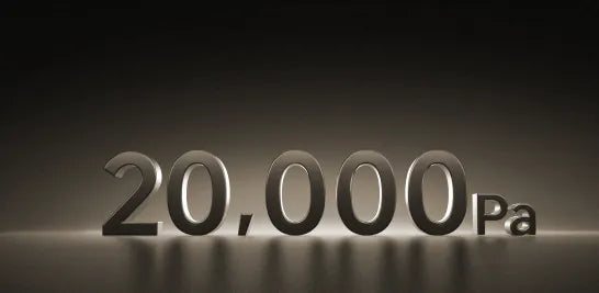 Succión potente de 20 000 Pa que garantiza resultados impecables