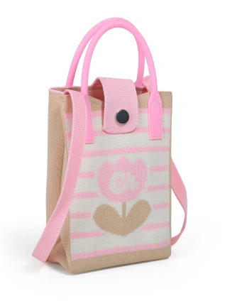 Cartera Infantil Chimola Tulip Tejida | Rosa