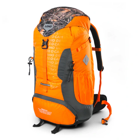 Mochila Guará Legendários 50 Litros Laranja