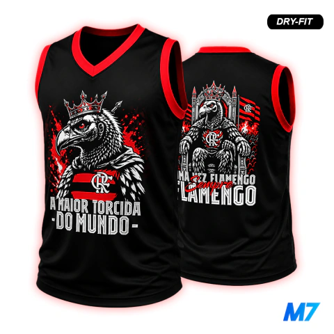 Regata Urubu "Maior Torcida do Mundo" Rubro Negro [EXCLUSIVA]