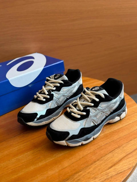 Asics Gel-NYC Preto e Branco - Linha Luxo