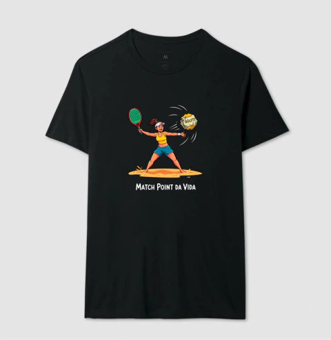 Camiseta Match Point da Vida