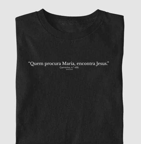 Quem procura Maria, encontra Jesus