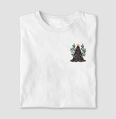 Nossa Senhora Aparecida Rainha - Aquarela Minimalista