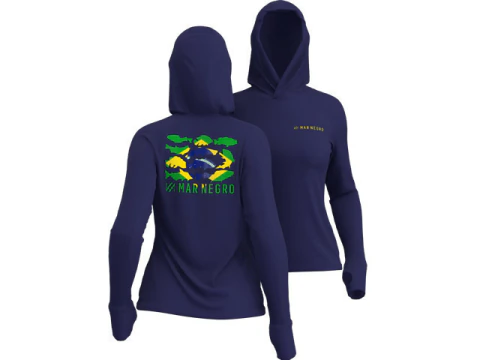 CAMISETA FEMININA X PROTECTION POLIAMIDA MARINHO