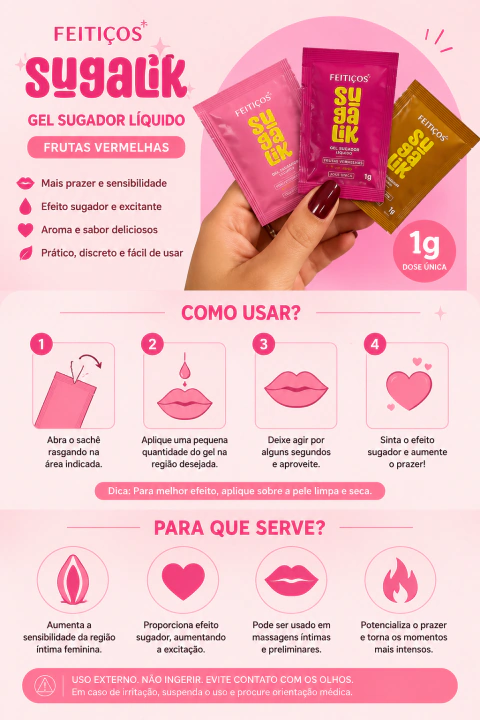 Gel Sugador Líquido 1 g