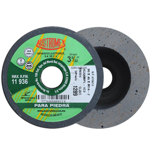 Copa shellac para pulido de piedra de 3-5/32'' Austromex