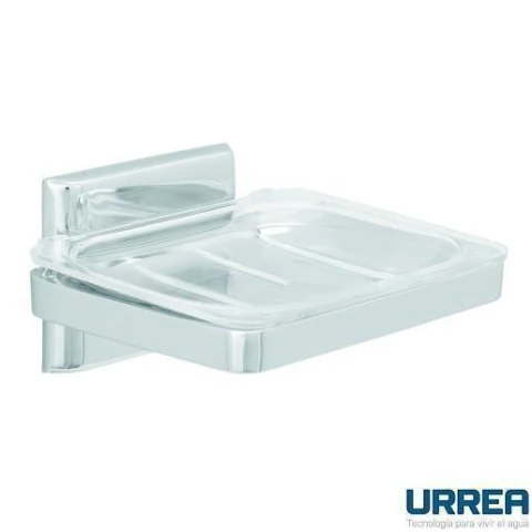 Jabonera empotrable con plato acrilico Urrea