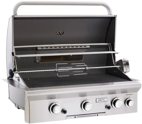 Asador de gas empotrable al aire libre con o sin rostizador 30nb AOG