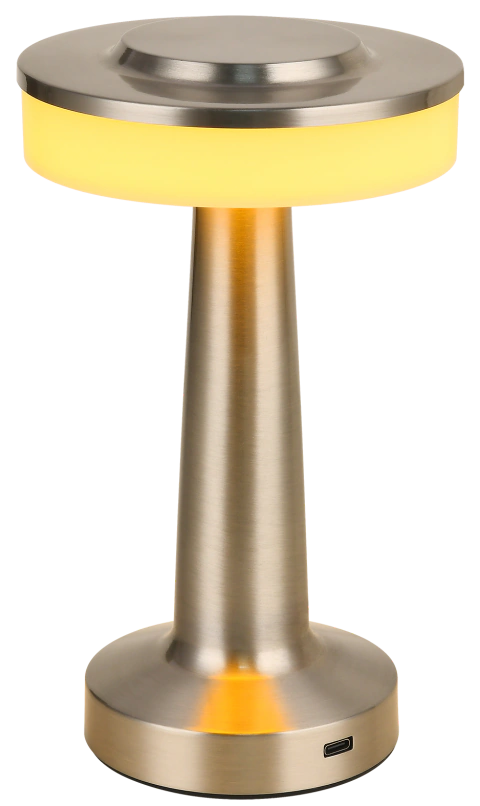 Lámpara de mesa 2G Basics Tecnohome dorado con luz led ajustable