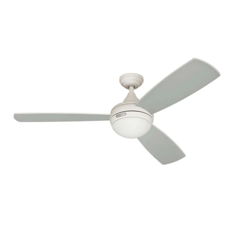 Ventilador barlovento blanco de 52" con aspas reversibles Coolfan